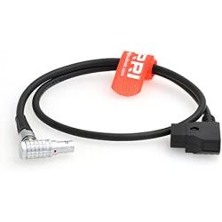 DRRI 0B 7pin to Dtap Wireless Nucleus M Follow Focus Motor Power Cable for Gimbal (RA 7pin Cable)