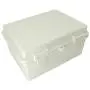 LMiEtool Junction Box, ABS Plastic, IP65 Waterproof Dustproof Universal Electrical Enclosure, Hinged Shell Outdoor and Indoor Usage Project Box, 8.7
