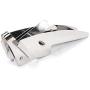 ISURE MARINE AISI 316 Stainless Steel Hinged Self-Launching Bow Anchor Roller with pivoting Dual-Roller 23 for Marine Yacht Docking Accessories