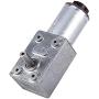 DC Worm Gear Motor 12V High Torque Reduction Gear Box with Encoder Srong Self-Locking 6mm Output Shaft(20RPM)