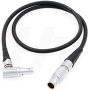 HangTon Power Cable 6 Pin to 7 Pin Right Angle for Tilta Nucleus-M Motor on DJI Ronin 2 Gimbal (Right Angle for Motor)