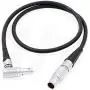 HangTon Power Cable 6 Pin to 7 Pin Right Angle for Tilta Nucleus-M Motor on DJI Ronin 2 Gimbal (Right Angle for Motor)