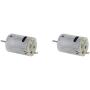 Fielect DC Motor 12V 7000RPM 0.15A Electric Motor Micro Motor Mini Motor Round Shaft for RC Boat DIY Airplane Toys Model DIY Hobby, 2 Pcs