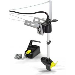Newport Vessels NK180 Kayak Trolling Motor w/ Mounting & Steering Bracket Kit 1.8hp Equivalent Brushless Motor Compatible w/ 24V Lithium, AGM, or Lead Acid Deep Cycle Batteries (Battery Not Included)