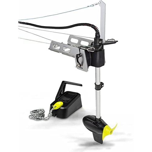 Newport Vessels NK180 Kayak Trolling Motor w/ Mounting & Steering Bracket Kit 1.8hp Equivalent Brushless Motor Compatible w/ 24V Lithium, AGM, or Lead Acid Deep Cycle Batteries (Battery Not Included)