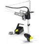 Newport Vessels NK180 Kayak Trolling Motor w/ Mounting & Steering Bracket Kit 1.8hp Equivalent Brushless Motor Compatible w/ 24V Lithium, AGM, or Lead Acid Deep Cycle Batteries (Battery Not Included)