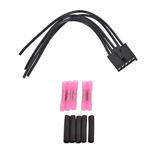 Getfarway WPT1285 645512 Pigtail Blower Motor Resistor Connector, AC Fan Blower Wire Harness Compatible with Ford Fusion Lincoln MKZ Base Hybrid Mercury Milan,WPT1285 645512 12167129 Plug and Play