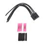 Getfarway WPT1285 645512 Pigtail Blower Motor Resistor Connector, AC Fan Blower Wire Harness Compatible with Ford Fusion Lincoln MKZ Base Hybrid Mercury Milan,WPT1285 645512 12167129 Plug and Play