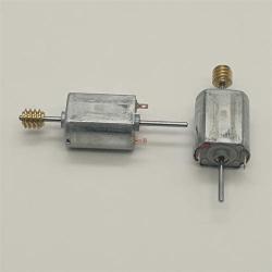 Pangocho Jinchao-Dc Motor 2PCS DC Motor 12-24VDC, 030 with Copper Worm 19500RPM, Double Output Shaft Micro Motor, Easy to Install