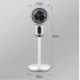 WACZJ Floor Standing air Circulation Fan LED Display 3 Operational Modes 90° Oscillation with Timer Suitable for Home Office Barber Shop