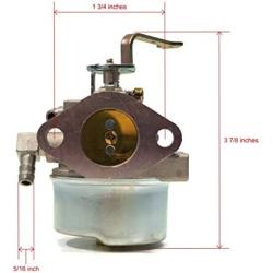 The ROP Shop Carburetor Carb for Tecumseh 640112 Stens 520-954, 056-318 HM80 HM90 HM100 Motor