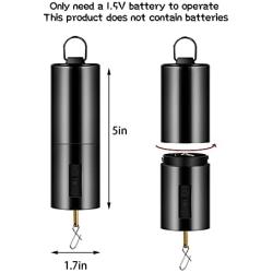 Honoson Hanging Black Rotating Motor Wind Spinner Motor Mobile Battery Operated Motor Multi-Purposes Rotatable Hook for Garden Decoration Accessory Supplies (2)