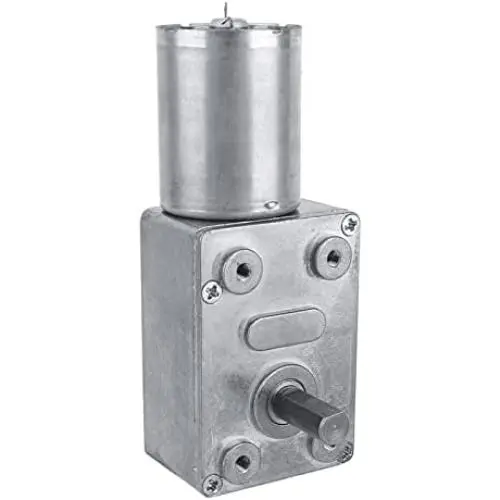 DC 12V Reversible High Torque Turbo Worm Gear Box Reduction Electric Motor(40RPM) DC 12V Reversible High Torque Turbo Worm Gear Box Reduction Electric Motor(40RPM)