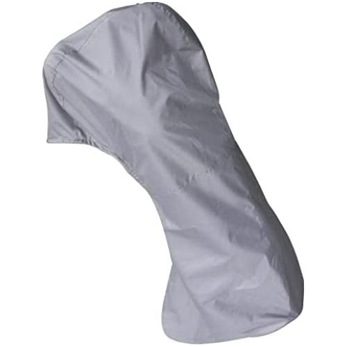 VEITHI Outboard Motor Cover Waterproof, 600D Oxford Fabric Boat Motor Covers Heavy Duty, Sunproof Full Outboard Motor Engine Cover Fit for Motor 30-60 HP, Grey