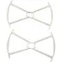 Main Blade Propellers CCW CW Replacement Propeller Guard Protectors Motors for Syma X21 X21W X22 X22W Drone Replacement RC Quadcopter Spare Parts Set White (Propeller Guard 4pcs)