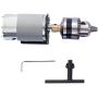 BEMONOC DC 12V Lathe Press 550 Motor With Miniature Hand Drill Chuck and Mounting Bracket 555 DC Brush Motor 18000Rpm For DIY Assembly