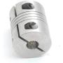 3Pcs 6.35x8mm Flexible Couplers CNC Motor Jaw Shaft 6.35mm To 8mm Aluminum Flexible Couplings Stepper Motor Connector D25L30 Fo CNC Router Milling Engraving Machine