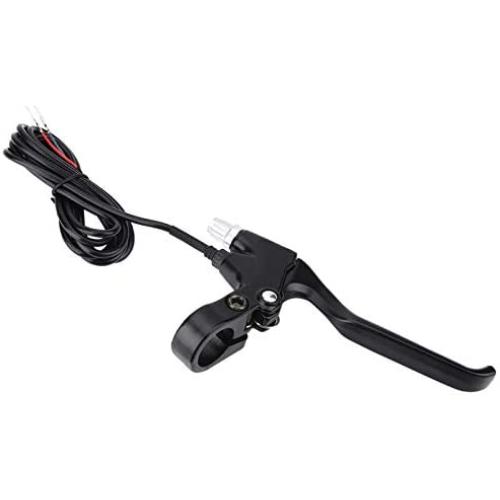 Drfeify 1 Pair Bike Bicycle Braker, Bike Handle 2 Wire Brake Lever Left & Right Brake Lever Set Accessory for Mountain Bicycle, Electric Bike Accessory