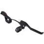 Drfeify 1 Pair Bike Bicycle Braker, Bike Handle 2 Wire Brake Lever Left & Right Brake Lever Set Accessory for Mountain Bicycle, Electric Bike Accessory