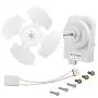 W10124096 Condenser Fan Motor Kit Replaces WP2188874 udqr107w3 AP4318657 PS1957416 W10124096VP Refrigerator Condenser Fan Motor