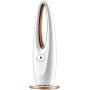 WACZJ Tower Fan with Remote Control Oscillating Heavy Round Base 3 Speed 8 Hour Timer LED Display Perfect for Homes Offices and Bedrooms
