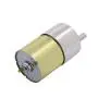 520 High Torque Micro Brush DC Motor Low Speed Gear Reduction Motor Eccentric Shaft Gearbox Diameter 37mm High Torque All Metal Gear Electric Micro Gear Motor (12 Volt, 10 RMP)