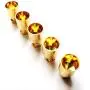WST 8.0mm Gold Bullet Connector for RC Battery ESC Motor Plug (Pack of 5 Pairs)