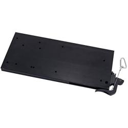MotorGuide 8M0095972 Universal Quick-Release Bracket Kit for Electric Trolling Motors — Aluminum — Black