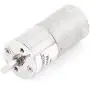 uxcell DC 12V 60RPM 4mm Dia Shaft High Torque Low Speed Solder Cylindrical Gear Box Motor