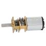 DC 6V Gear Motor, 10 RPM High Torque Motor, Speed Reduction Geared Motor with 3x10mm Shaft for Robots Home Appliances, Geared Motor