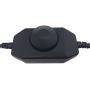 inSharePlus Mini Inline LED Dimmer Switch DC 12V 2A PWM with DC Jack 5.5/2.1 Connector for Single Color 3528 5050 LED Strip Light(1Pack, Black)