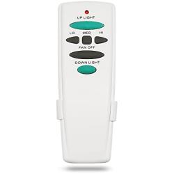COREBAY Universal Ceiling Fan Remote Control Kit with Up Down Light Replacement for Hampton Bay/Harbor Breeze/Hunter/Westinghouse/Litex 3-Speed Dimmer UC7078T UC7067RC L3H2010FANHD Fan-HD6 FAN-28R