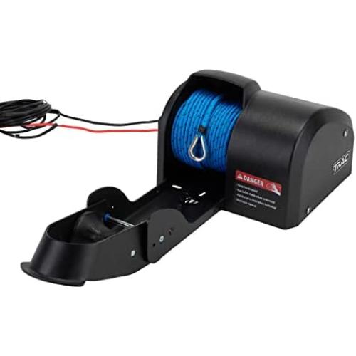 Trac Outdoors Products Pontoon 35 Electric Anchor Winch, Gray (3004.7004)