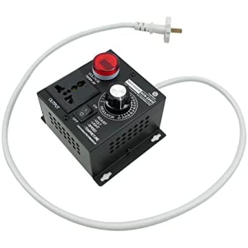 AC 110v 4000w Variable Fan Speed Controller Variable Voltage Regulator Adjustable Voltage Controller