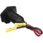 Attwood 14350-3 Medium-Duty Trolling Motor Connector, Female Receptacle, Boat Side, Weather Cover, Face Plate, 12-Volt DC