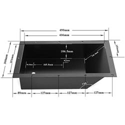 XRRX Recessed Boat Trolling Motor Pan, Trolling Motor Foot Pan, Applicable To Most Size- matched Trolling Motor Foot Pedal Pan, Replaces Minn Kota 100RTMP