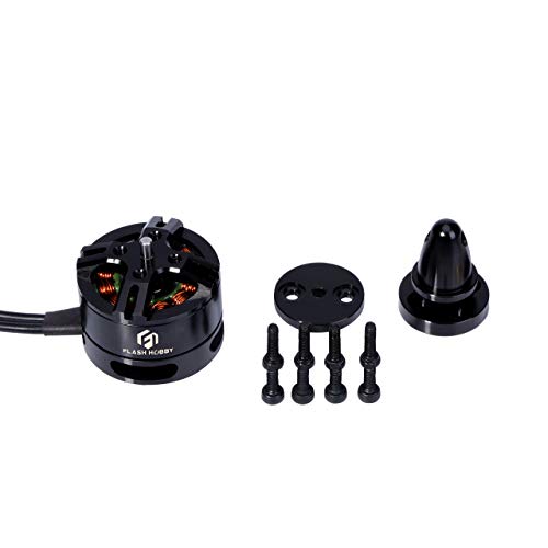 FLASH HOBBY BE1806 Brushless Motor Race Edition for Multicopters Parts 160~210 Micro Drone (1400kv Black)