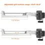 only fire Stainless Steel Electric Skewer Turner, Rotated Grilling Rack Shish Kabob Set with 7 Skewers and Dual-Purpose Rotisserie Motor