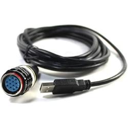 SINOCMP 88890305 Scanner Cable Automotive USB Cable Replacement for for Volvo VOCOM 88890300 VOCOMII 88894000 Diagnostic Tool