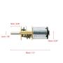 Autoly 3V DC Micro Speed Reduction Motor, GA-N20 30RPM Torque Geared Gearbox Micro Electric Motor (1-Pack)