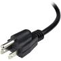 Pinfox 6ft 14 Gauge 3 Prong Heavy Duty Replacement Power Supply Cord Cable 110V 115V 120V Pigtail for Universal AC Appliance, NEMA 5-15 Plug US SJT 14AWG (15A)