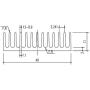 Awxlumv 40mm Heatsink Kit 1.57 x 1.57 x 0.43 inch Aluminum Small Heat Sink with Thermal Conductive Double Sided Tape for GPU CPU Cooling 3D Printers, TEC1-12706 Thermoelectric Peltier Coole