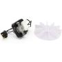 SM550 Universal Bathroom Vent Fan Ventilator Motor, Replacement Electric Motor Kit with Fan 50 CFM For Broan Nutone 65100 C01575