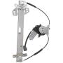 Front Passenger Side Power Window Regulator with Motor Compatible with Honda Accord 2003-2007 (Coupe 2-Door）