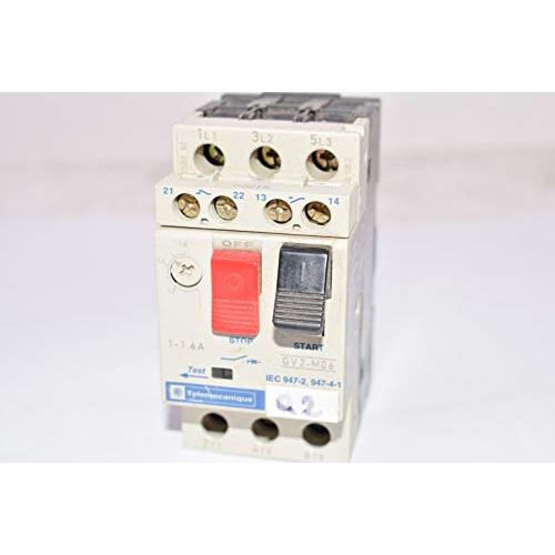 Telemecanique GV2-M06 Motor Protector 1-1.6 Amp