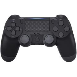 YCZHDV Wireless Controller Compatible with P-S4, Remote Game Controllers for P-S4/Slim/Pro/PC with Dual Vibration/Speaker/Gyro, Controller Gamepad Replacements - Black