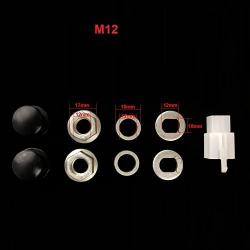 E-Bike Hub Motor Screw Nut M12 Washer/Spacer/nut Cover for 250W/350W/500W/750W Motors Electric Bicycle E-Bike Motor Accessories
