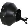 Hurricane 6 Inch Inline Fan 435 CFM - Quiet Fan with Steel Housing and Powder-Coated Finish, Easy Installation