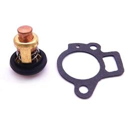 SouthMarine Boat Engine Thermostat Kit 66M-12411-00 66M-12411-01 and Gasket 65W-12414-00 62Y-12414-00 for Yamaha 9.9-70hp 4-Stroke Outboard Motor