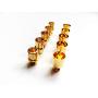WST 8.0mm Gold Bullet Connector for RC Battery ESC Motor Plug (Pack of 5 Pairs)